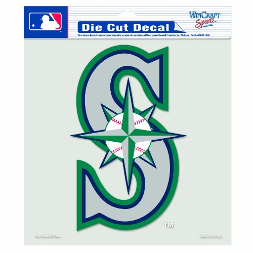 MLB Seattle Mariners 8-by-8 Inch Diecut Colored Decal