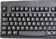 BENGALI and English USB Computer Keyboard with FREE USB to PS2 Adapter Incuded (Black Computer Keyboard with White Letters)