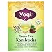 Yogi Green Tea Kombucha, Herbal Tea Supplement, 16-Count Tea Bags (Pack of 6)
