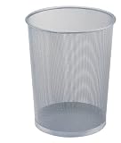 Organize It All Round Wastebasket, Titanium