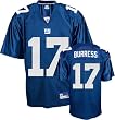 Youth New York Giants #17 Plaxico Burress Team Replica Jersey