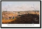 Framed Art Poster 20x30, View of Dublin, from the Magazine, Phoenix-Park, 1795