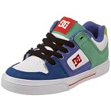 DC Little Kid Pure Skate Shoe,White/Softlime,12 M US Little Kid