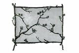 Pinecone Mesh Fireplace Screen
