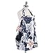 Bebe au Lait Premium Cotton Nursing Cover, Lightweight and Breathable Cotton, Open Neckline, One Size Fits All - Katori