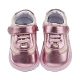 Jack & Lily Sport Pink Metallic Baby Shoes