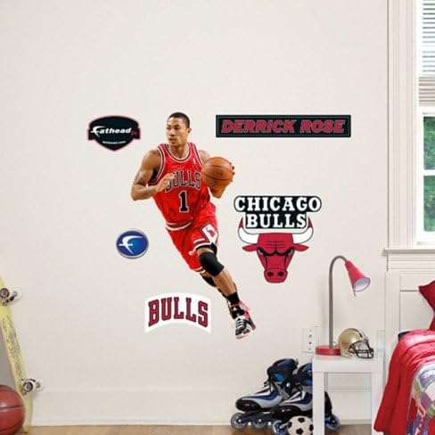 Derrick Rose - Chicago Bulls 407 Junior Fathead Wall Decal