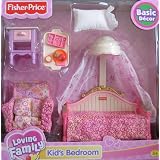 Loving Family Kid's Bedroom Basic Decor Playset - For Dollhouse (2008)