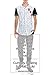 JC DISTRO Mens Hipster Hip Hop Splatter USA Baseball Jersey T-Shirt Medium