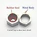 4x Chrome Metal Tyre Tire Valve Stem Caps fit Rolls-Royce all models 955