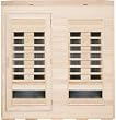 4 Person Sauna Hemlock Ceramic *Made in the USA* Dry Heat FAR Infrared Portable Detox - Lifetime Warranty