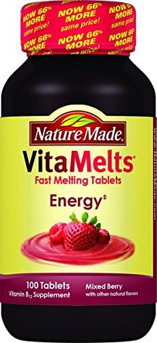 Nature Made VitaMelts-Energy, 100 Fast Melting Tablets.