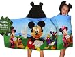 Disney Mickey Mouse Kids Bath Linens- Mickey Mouse Clubhouse Childrens Hooded Towel