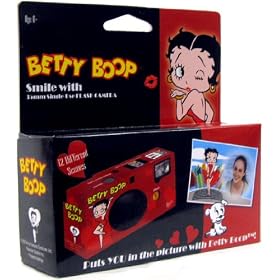 Betty Boop Disposable Camera with Preprinted Borders