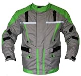 Cordura textilien Jacke Motorradjacke Kombigeeignet Grün, Jackengröße:4XL