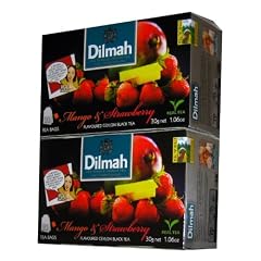 Dilmah Mango Strawberry Flavoured Ceylon Black Tea 40 Teebeutel ( 2 x 20 )