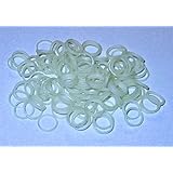 Latex Free Dog Grooming Bands by Fantasy Farm - 1/4" (6 mm), Clear, 500 count