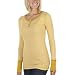 Juniors Mossimo Supply Co. Splitneck Pullover Henley - Roxy Gold / Bone&nbsp;