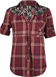 FULL TILT Lace Panel Womens Shirt