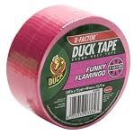 Duck Colored Tape, 1.88-Inch Wide, Neon Pink, 15 Yards Per Roll (6 Rolls) (868088)
