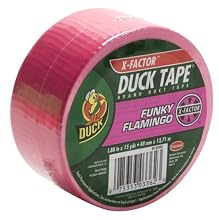 Duck Colored Tape, 1.88-Inch Wide, Neon Pink, 15 Yards Per Roll (6 Rolls) (868088)