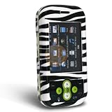 51zpzJEQcZL. SL160  Clip on Case for LG Neon GT365, White / Black Zebra