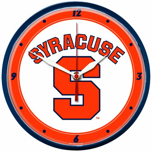NCAA Syracuse Orangemen Round Clock