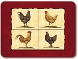 Les Poulets Placemats (Set of 4) - Jason Products