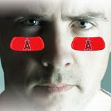 Los Angeles Angels of Anaheim 2-Pair Red Team-Colored Eye Black Strips