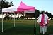 10x10 Pop up 4 Wall Canopy Party Tent Gazebo Ez Pink White image 2