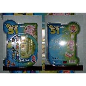 Chuck Pack PLANET 51 -15 accessoires pour nintendo DS LITE et DS i(stylet,boite rangement etc..) Neuf