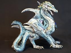 Dragon Multicolored Metallic-finished Statue Figurine