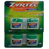 Zyrtec Cetirizine Hci/Antihistamine (10 mg)