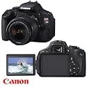 Canon EOS Rebel T3i 18 MP CMOS APS-C Sensor DIGIC 4 Image Processor Digital SLR Camera with EF-S 18-55mm f/3.5-5.6 IS Lens + Canon EF 75-300mm f/4-5.6 III Telephoto Zoom Lens