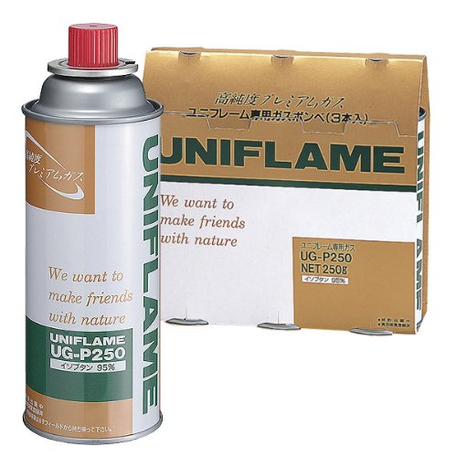 UNIFLAME ユニフレーム プレミアムガス（3本） 【アウトドア キャンプ用品】