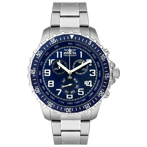 Invicta Men's II Collection Chronograph Stainless Steel Blue Dial Watch #6621