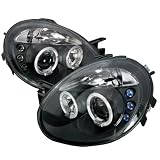 DODGE NEON SRT4 DUAL HALO LED BLACK PROJECTOR HEADLIGHTS
