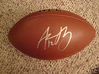 AARON RODGERS SIGNED AUTOGRAPHED FOOTBALL GREEN BAY PACKERS COA + HOLOGRAM