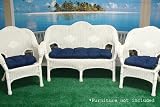 3 Piece Wicker Furniture Outdoor Patio Cushion Set Tropez Blue 51zqE9S h4L. SL160 3 Piece Wicker Furniture Outdoor Patio Cushion Set Tropez Blue