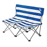 COLEMAN(コールマン) キャンプ用品 ファンチェアダブル ブルーストライプ 2000018278 COLEMAN(コールマン) キャンプ用品 ファンチェアダブル ブルーストライプ 2000018278