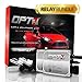 OPT7® Blitz HID Xenon Conversion Kit w/ Relay Harness & Capacitors - 2 Year Warranty - 9007 Hi-Lo (10000K, Deep Blue)