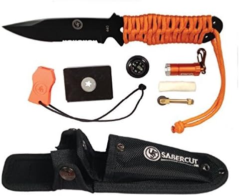 Ultimate Survival Technologies Paraknife Kit 4.0 (Size:Nylon Sheath Color:Orange) by Ultimate Survival