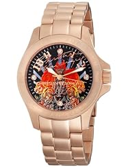 Christian Audigier Unisex ETE-112 Eternity Bright Garden Ion-Plating Rose Gold Watch