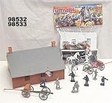 54mm Gettysburg Lee's Headquarters Figure Playset (26pcs) (Bagged)
