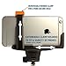 Paladineer Extendable Self-portrait Wireless Bluetooth Remote Camera Shooting Shutter Monopod Selfie Handheld Stick Pole with Mount Holder specially designed for Iphone 6 5s 5c 5 4s 4 Samsung Galaxy Mobile Cell Phone S03-Black