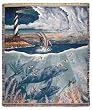 Dolphins Lighthouse Tapestry Throw Blanket 50" x 60"