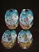Disney Fairy Pixie Hollow Clickables Charms-Set of 4- Rosetta, Queen Clarion, Vidia a...