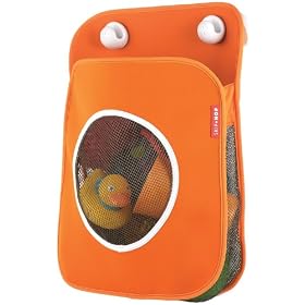 Skip Hop Tubby Bath Toy Organizer, Orange