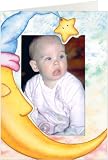 BEDTIME MOON Photo Insert Childrens Card sold in 10s