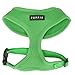 Puppia Soft Dog Harness No Choke Over-The-Head Triple Layered Breathable Mesh Adjustable Chest Belt and Quick-Release Buckle, Green, X-Small